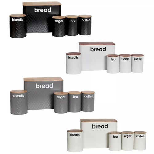 5pcs kitchen storage tins - 5pcs,