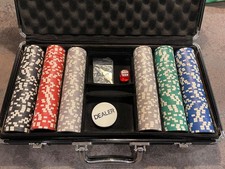 Poker Chip Set with Black Case