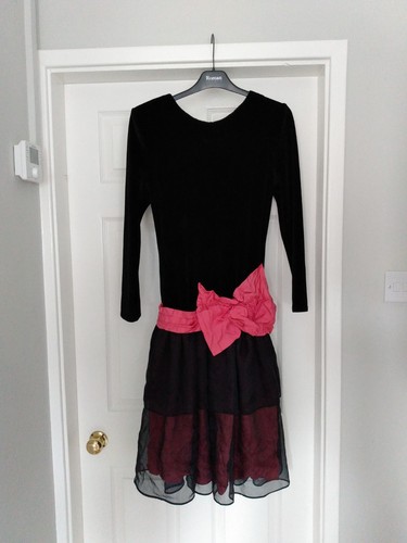 Vintage 80s velvet - vintage, dress