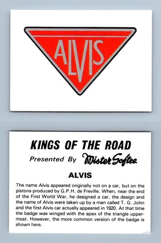 Alvis kings the road - alvis,