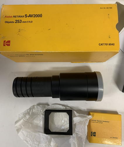 Projector lens slide kodak - lens,