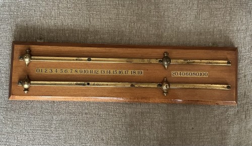 Vintage snooker scoreboard - vintage,