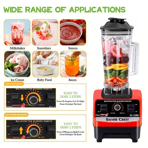 Powerful 4500w food - powerful, blender