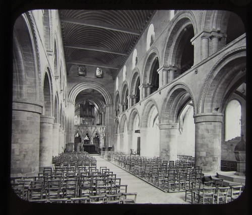 Glass magic lantern slide - magic,