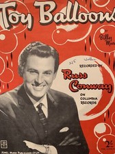 Toy Balloons Russ Conway Sheet