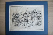 Satirical, Political Etching