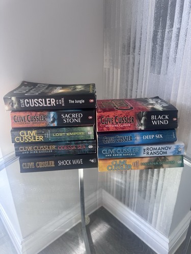 Clive cussler books - 9,