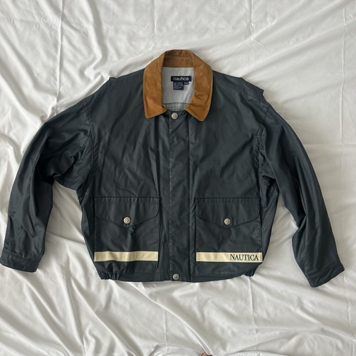 Vintage nautica bomber jacket - nautica,