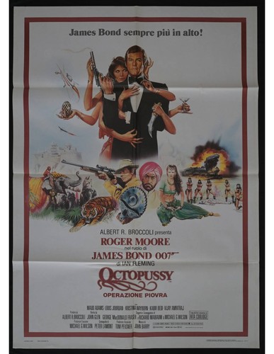 Octopussy poster original - octopussy,