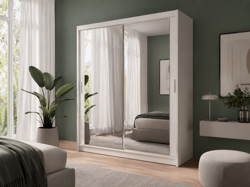 Modern bedroom full mirror - modern,