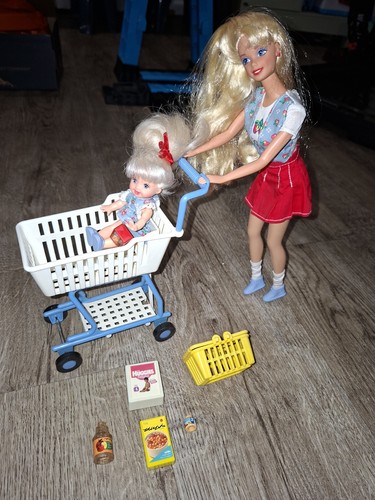 Vintage barbie and shelly - and,