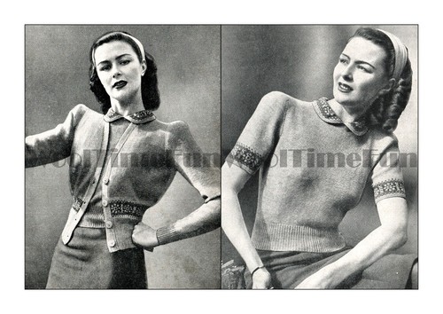 Knitting pattern vintage - knitting,