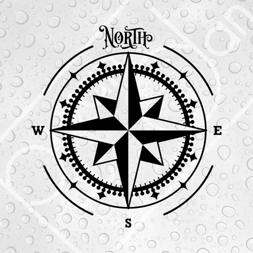 Compass large north - large, adventure