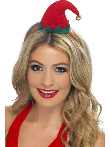 Mini elf hat headband - elf,