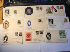 1953 CORONATION QUEEN ELIZABETH FIRST DAY COVERS FROM THE COMMONWEALTH X30