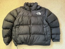 North Face Women’s 1996 Retro Nuptse Jacket Ladies Puffer Coat Black XL UK 14-16