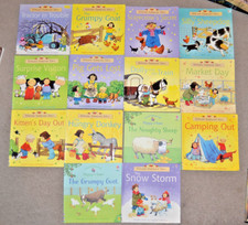 ""Usborne Farmyard Tales 14x Kids Book Set - Early Readers, Picture Books""