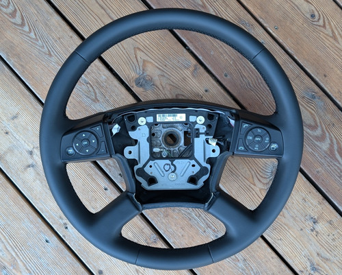 New leather steering wheel for - wheel,
