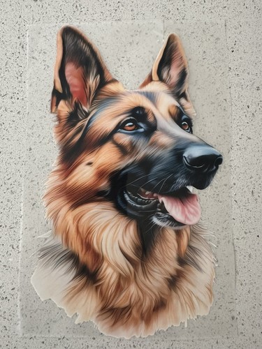 Large german shepherd iron - large, on