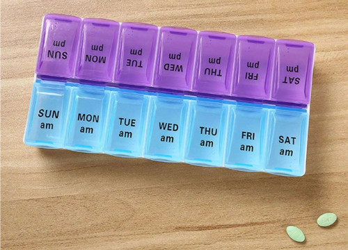 Weekly daily pill box - weekly,
