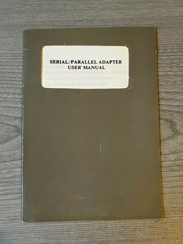 Vintage serial parallel - serial,