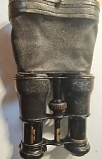 MILITARY French navy gunboat Zélée Pre WWI antique Binocular in leather case