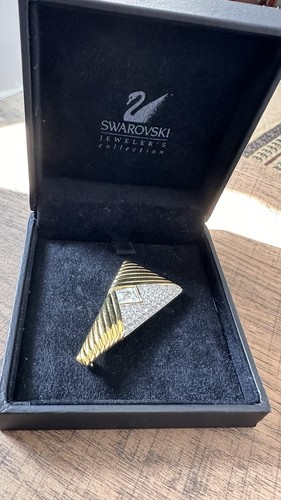 Swarovski gold tone - gold, clear