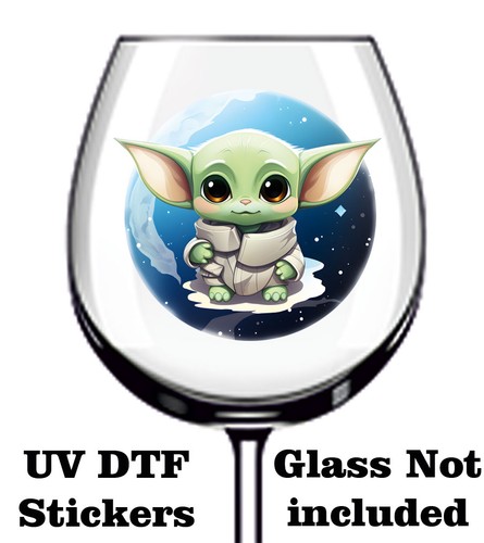 Colourful baby yoda dtf - colourful,