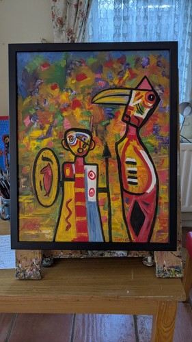 Abstract oil painting - abstract,