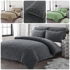 Teddy Fleece Duvet Cover Set