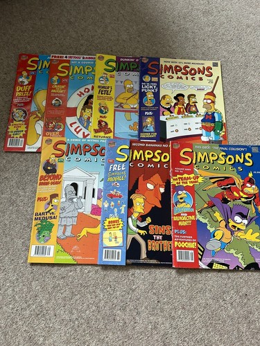 Bongo comics simpsons lot 7 - simpsons,