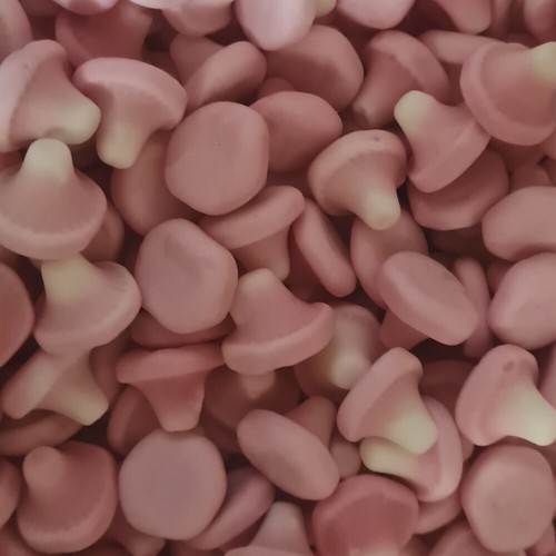Pink mushrooms jelly - pink,