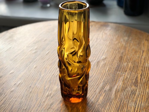 Czech art glass vase pavel - art,