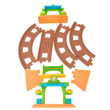 ELC Happyland Brown Train