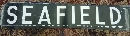 Seafield destination blind - destination,