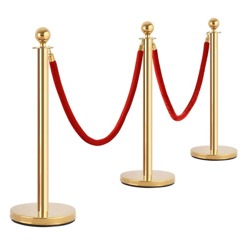Gold stanchion set with - stanchion, 4