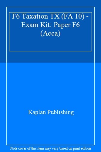 Taxation exam - f6, (fa