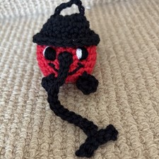 ❤️1 Henry Hoover Keyring Bag Charm Gift Idea ❤️ made in cotton yarn