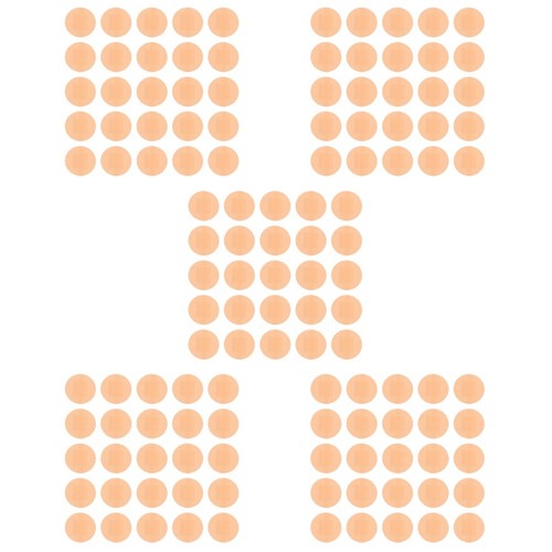 Count round mini fabric - round, spot