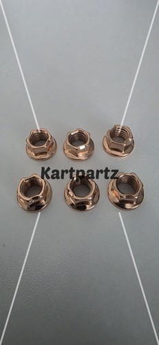 Copper locking kart wheel - m8,