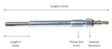 LP089 Lucas Glow Plug Replaces 0250402002,CH701,DG-178,GGP113,24094,6670,Y547AS