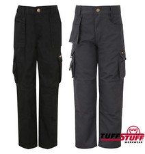TUFF STUFF PRO WORK JUNIOR TROUSERS KIDS 3-13 YRS BOYS GIRLS WORKWEAR CARGO 711J