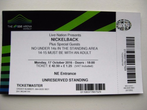 Nickelback london 10 2016 - london,