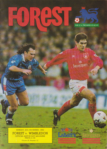 Nottingham forest wimbledon - forest, v