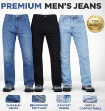 Mens Regular Fit Jeans