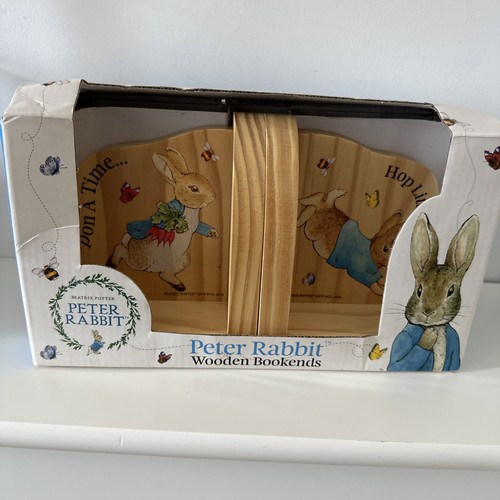 Peter rabit wooden bookends - peter,