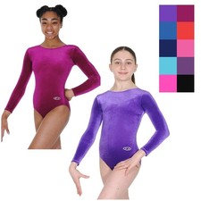 Gymnastics Leotard The Zone Long Sleeve Girls Dance Smooth Nylon Lycra 102SM