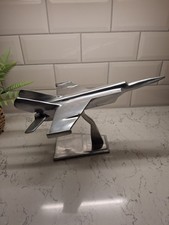 Stainless Steel Decorative Aeroplane Desk Ornament for Home Office