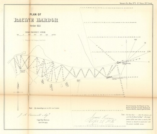 Plan racine harbor - of,