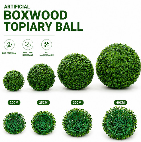 Artificial boxwood ball - boxwood,